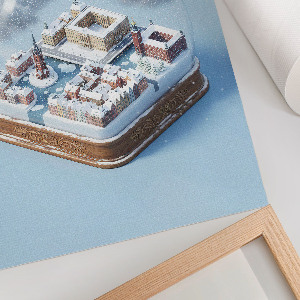 Poszter kép Stockholmská sněhová koule