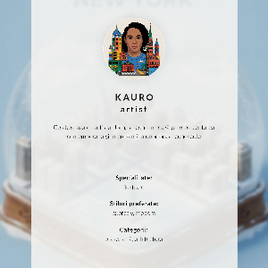 Vintage poszter Sněhová koule Varšava