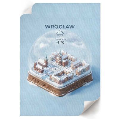 Poszter kép Sněhová koule Vratislav