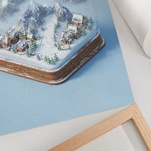 Vintage poszter Sněhová koule Zakopane