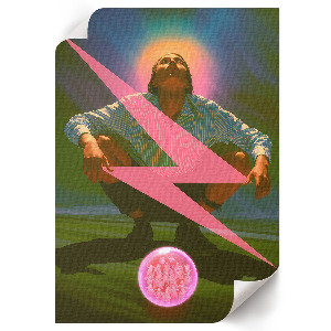 Vintage poszter Surrealistický muž