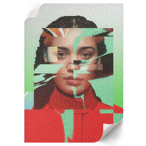 Retro poszter Moderní portrét