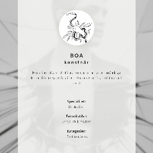 Retro poszter Moderní portrét