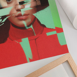 Retro poszter Moderní portrét