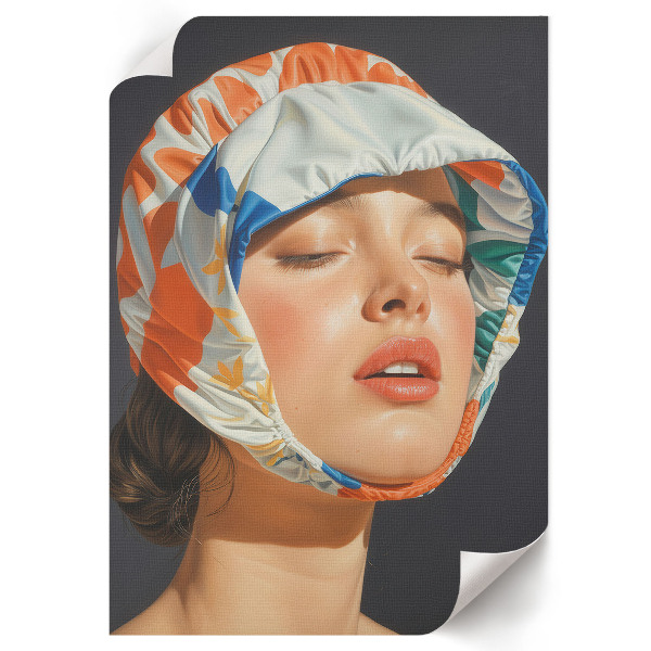 Vintage poszter Barevný portrét