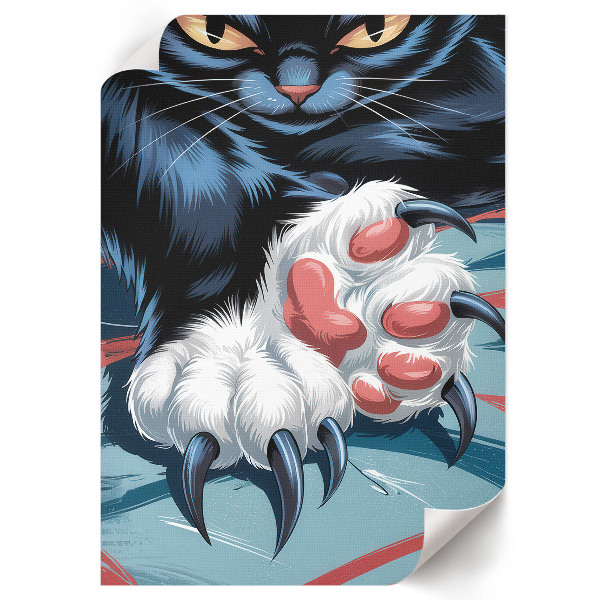 Retro plakát Kočka s drápy