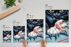 Retro plakát Kočka s drápy