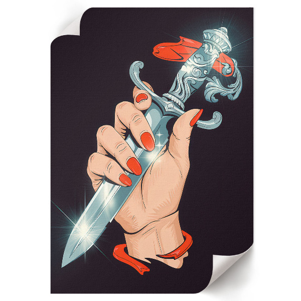 Retro poszter Neobvyklá dýka