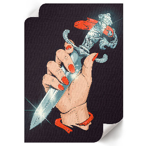 Retro poszter Neobvyklá dýka