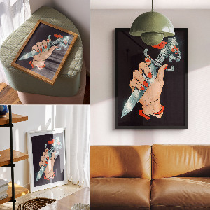 Retro poszter Neobvyklá dýka