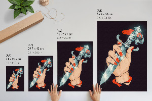 Retro poszter Neobvyklá dýka