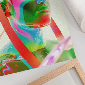 Retro plakát Barevný sen