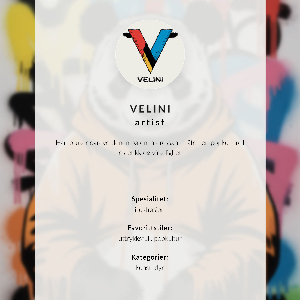 Retro plakát Modrá kočka