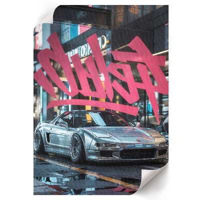 Poszter kép Graffiti auto