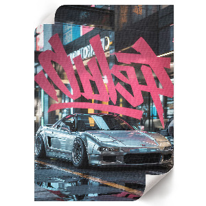 Poszter a Graffiti Auto motívummal