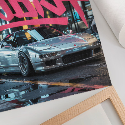 Poszter kép Graffiti auto