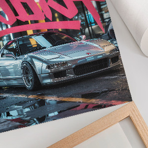 Poszter kép Graffiti auto