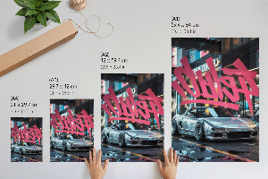 Poszter kép Graffiti auto