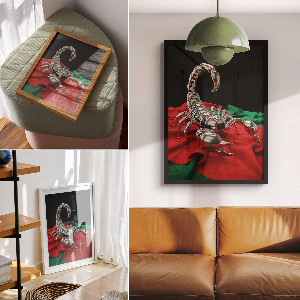 Vintage poszter Mechanický štír