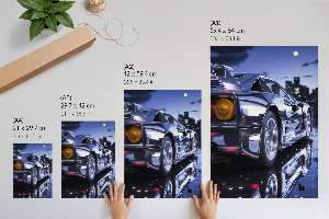 Retro poszter Noční jízda