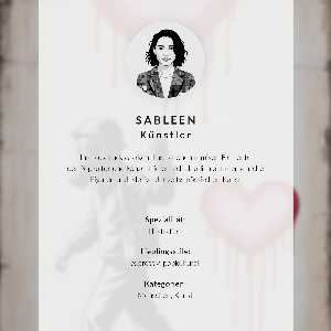 Retro poszter Modré rty