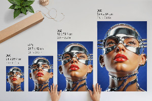 Poszter kép Metalický lesk