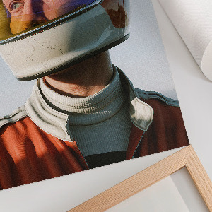 Vintage poszter Pohled do vesmíru