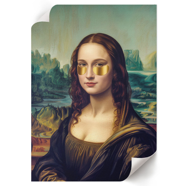 Retro poszter Moderní Mona Lisa