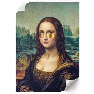 Retro poszter Moderní Mona Lisa