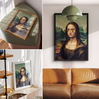 Retro poszter Moderní Mona Lisa