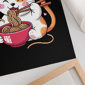 Retro plakát Kotě s těstovinami