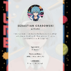 Retro plakát Budoucí anime