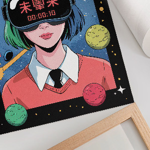 Retro plakát Budoucí anime