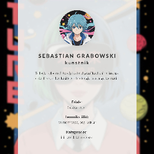 Retro plakát Budoucí anime