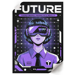 Poszter — futurisztikus vízió