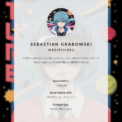 Vintage poszter Futuristická grafika