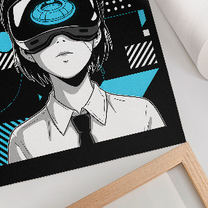 Vintage poszter Futuristická grafika