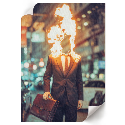 Retro poszter Burning Man