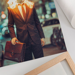 Retro poszter Burning Man