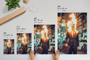 Retro poszter Burning Man