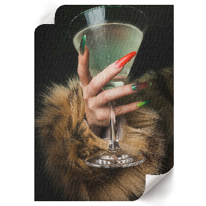 Retro plakát luxusos vintage stílusban