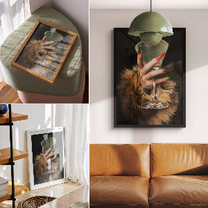 Retro plakát Luxusní vintage styl