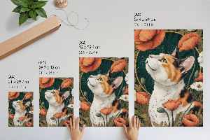 Vintage poszter Kočičí magie