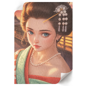 Vintage poszter japán művészet