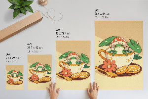 Poszter kép Žába v šálku