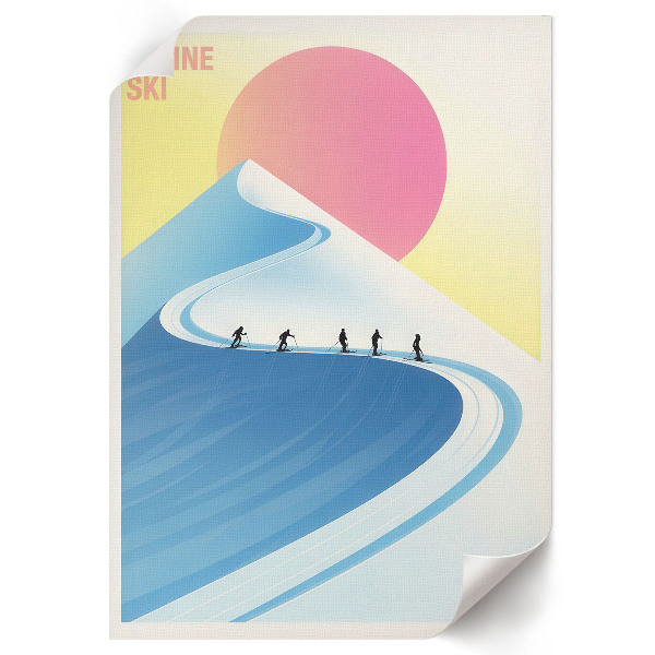 Vintage poszter Horský plakát