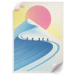 Vintage poszter Horský plakát