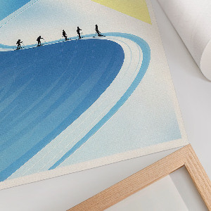 Vintage poszter Horský plakát