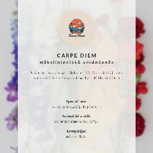 Retro poszter Asijská krajina