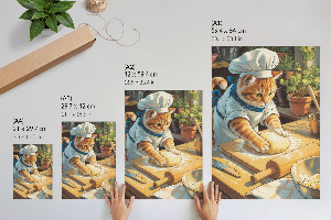 Poszter kép Kočka šéfkuchařka